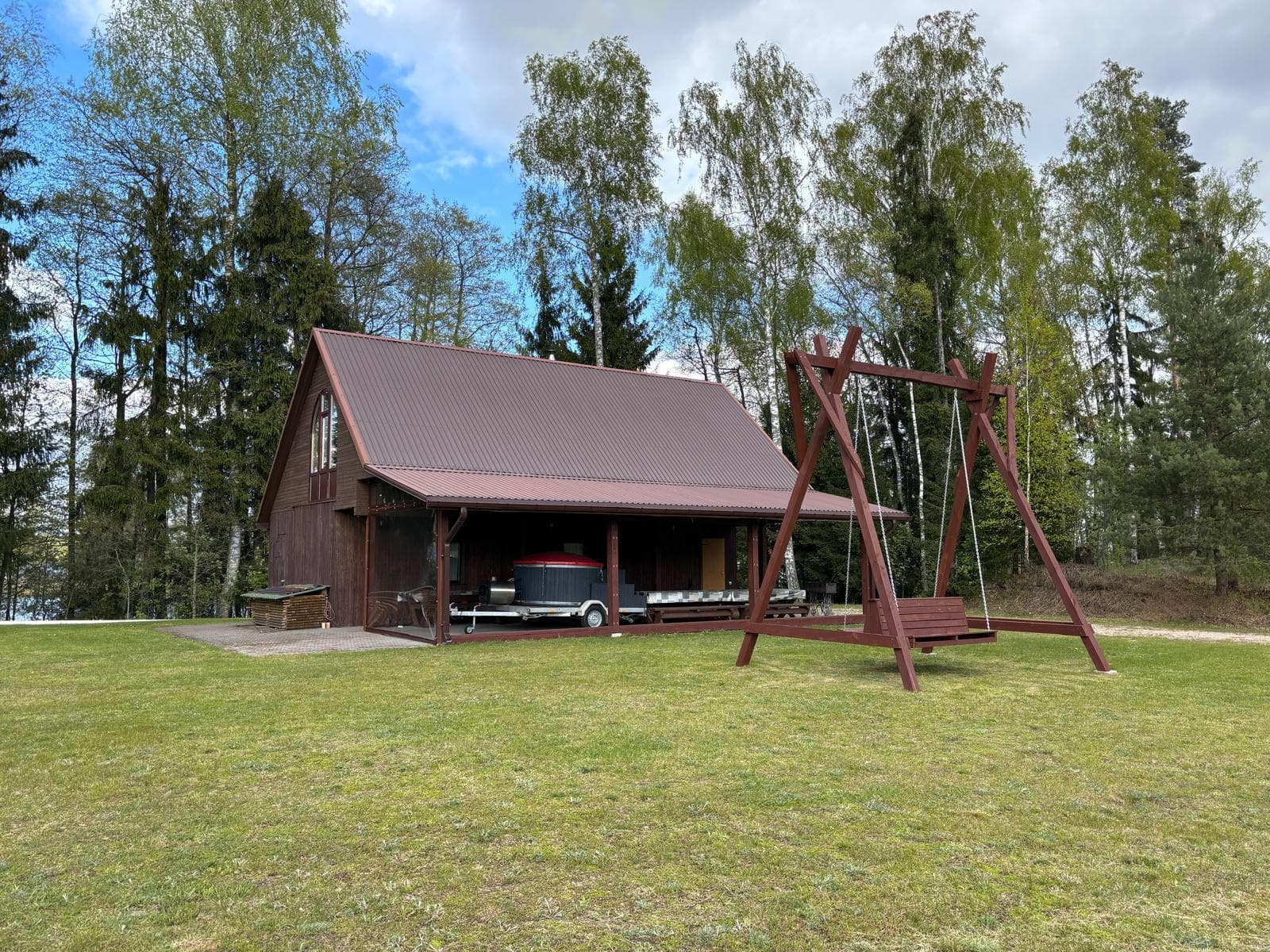 cozy living room with fireplace